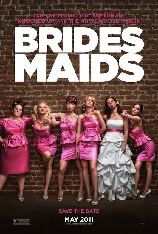 Kristin Wiig and Maya Rudolph star in "Bridesmaids"