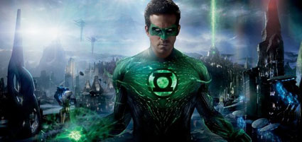 Ryan Reynolds as "Green Lantern" on Blu-ray