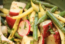 potato salad with green beans