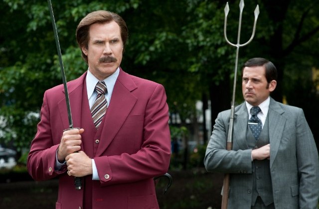 Anchorman 2 The Legend Continues Will Ferrell Steve Carell
