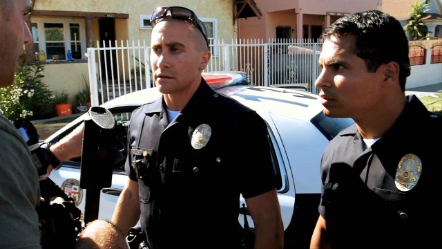 Jake Gyllenhaal and Michael Peña star in "End of Watch"