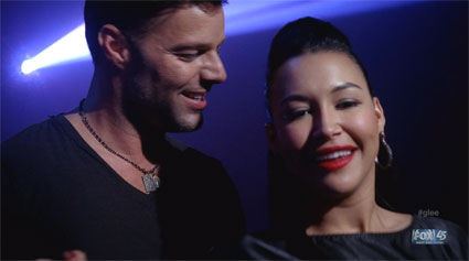 Ricky Martin guests on "Glee"