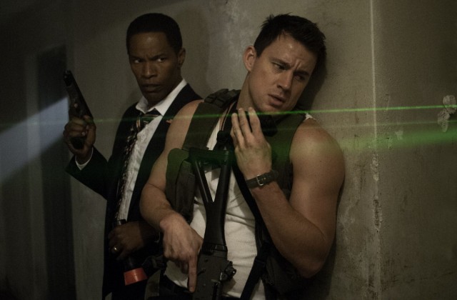 Jamie Foxx and Channing Tatum in "White House Down"
