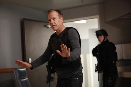 24 - Jack Bauer confronting a terrorist at the hospital